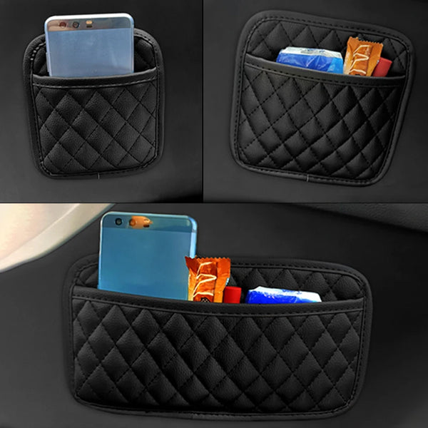 Car Adhesive Organizers Pocket Bags Car Storage Box