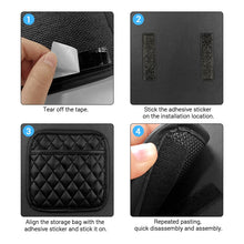 Car Adhesive Organizers Pocket Bags Car Storage Box