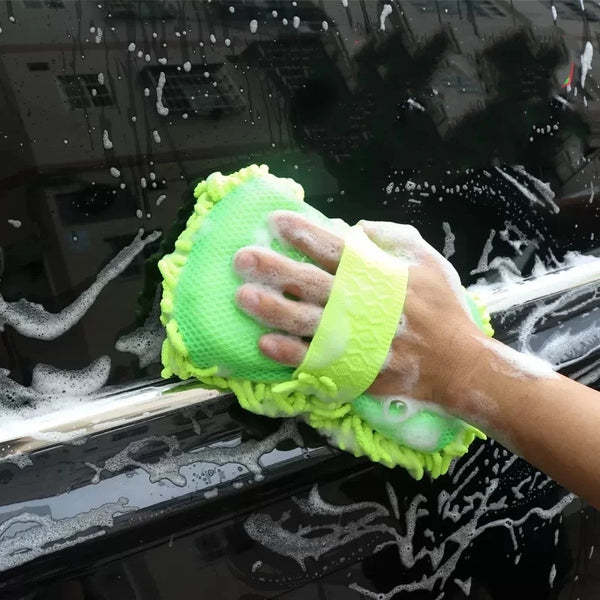 Microfiber Car Washer Sponge |  Cleaning Car Care Brushes