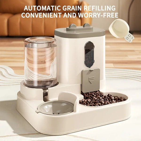 2in 1 Cat Food Feeding and Water Dispenser