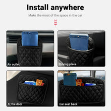 Car Adhesive Organizers Pocket Bags Car Storage Box