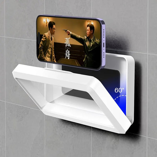 Bathroom Waterproof Phone Holder | Home Wall Phone Case Stand Box S
