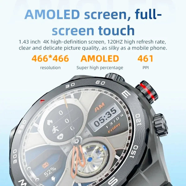GPS Navigation AMOLED HD Screen Fitness 4G Sim Card  Smart Watch