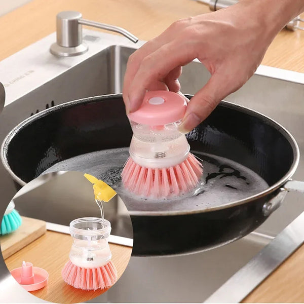 Kitchen Wash Pot Dish Brush Washing Utensils