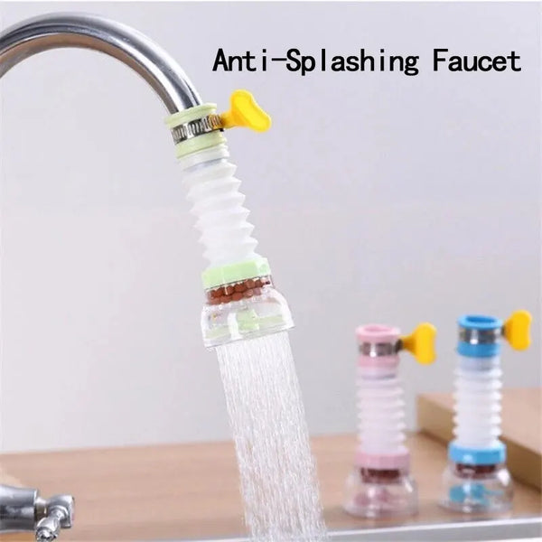 Kitchen Anti-Splashing Faucet Can Rotate Extend