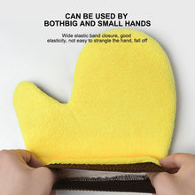 SEAMETAL Microfiber Car Washing Glove | Double-Faced Thickened Brush Gloves