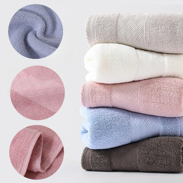 100% Pure Cotton Yoga Towel |  Super Soft, Lightweight & Ultra Absorbent