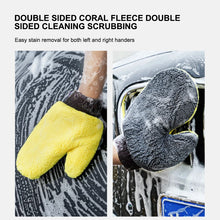 SEAMETAL Microfiber Car Washing Glove | Double-Faced Thickened Brush Gloves