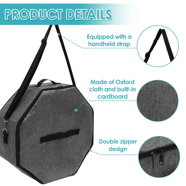 Hat Organizer Bag Oxford Cloth Dustproof Cowboy Hat Box