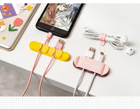 MOHAMM 1 Piece Cute Cable Organizers Holder Clips for Desktop