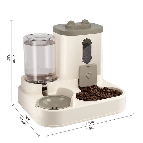 2in 1 Cat Food Feeding and Water Dispenser
