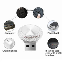 Car USB Ambient Lights | Interior Car Light