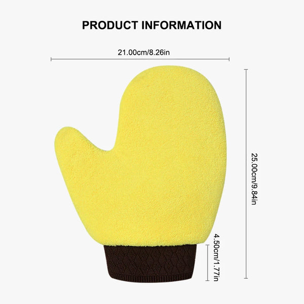 SEAMETAL Microfiber Car Washing Glove | Double-Faced Thickened Brush Gloves