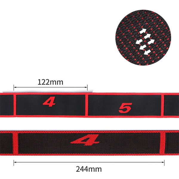 Yoga Stretch Resistance Bands | Adult High Elasticity Multi-Segment Belt Y