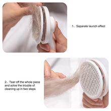Cat Hair Cleaner | Self Cleaning Brush Pet Comb Plastic