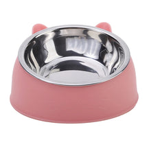 Cat Bowl Lovely Creative Inclined Kitten Puppy Food Feeding Bowls