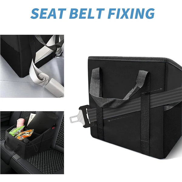 Car Seat Organizer | Collapsible Small Car Seat Storage Organizer