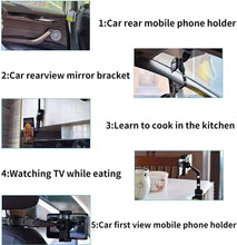 Rearview Mirror Phone Holder 360° Rotatable | Multifunctional Mirror Holder