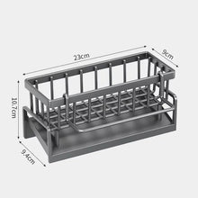 Kitchen Spice Storage Shelf with Drainage Rack, Installation Sink Organizer